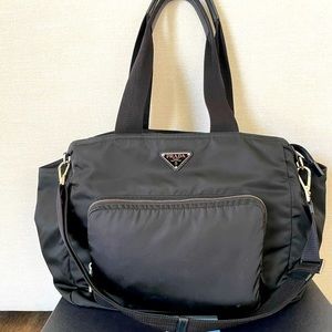 AUTHENTIC PRADA Nylon Diaper Bag